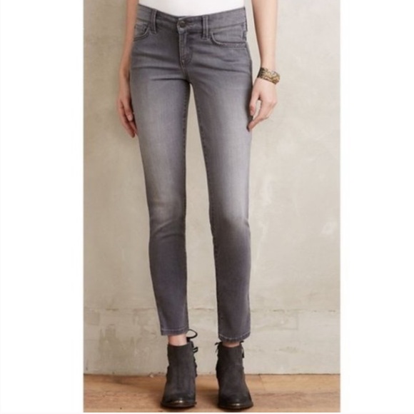 Level 99 | Gray Lily Skinny Straight Jeans